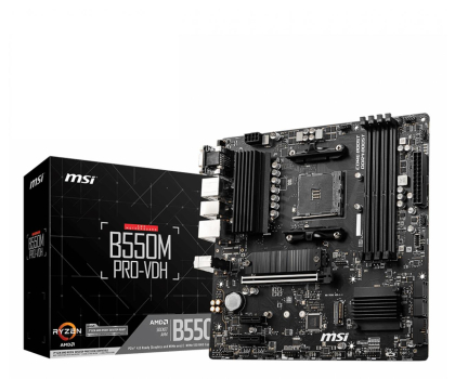 Płyta główna MSI Płyta główna B550M PRO-VDH AM4 4DDR4 HDMI/DP/VGA mATX
